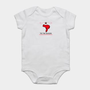 Christmas Hairstylist Baby Bodysuit